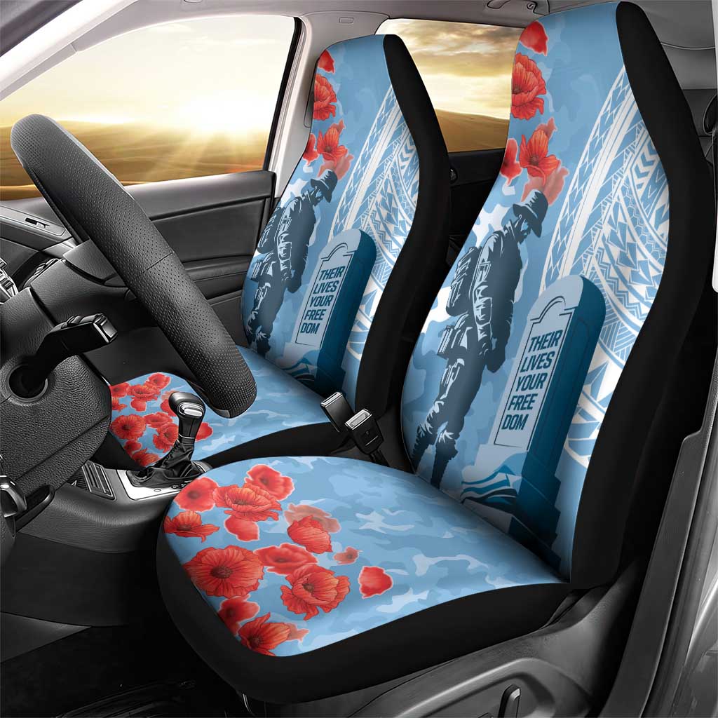 FSM Verterans Day Car Seat Cover Their Lives Your Freedom LT9 - Polynesian Pride