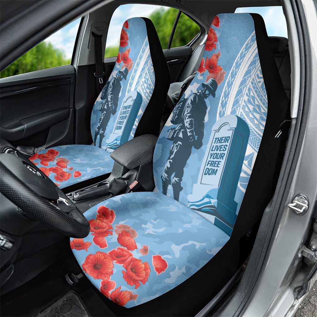 FSM Verterans Day Car Seat Cover Their Lives Your Freedom LT9 - Polynesian Pride