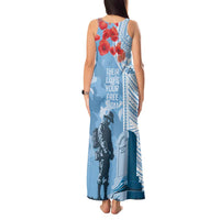 FSM Verterans Day Tank Maxi Dress Their Lives Your Freedom LT9 - Polynesian Pride