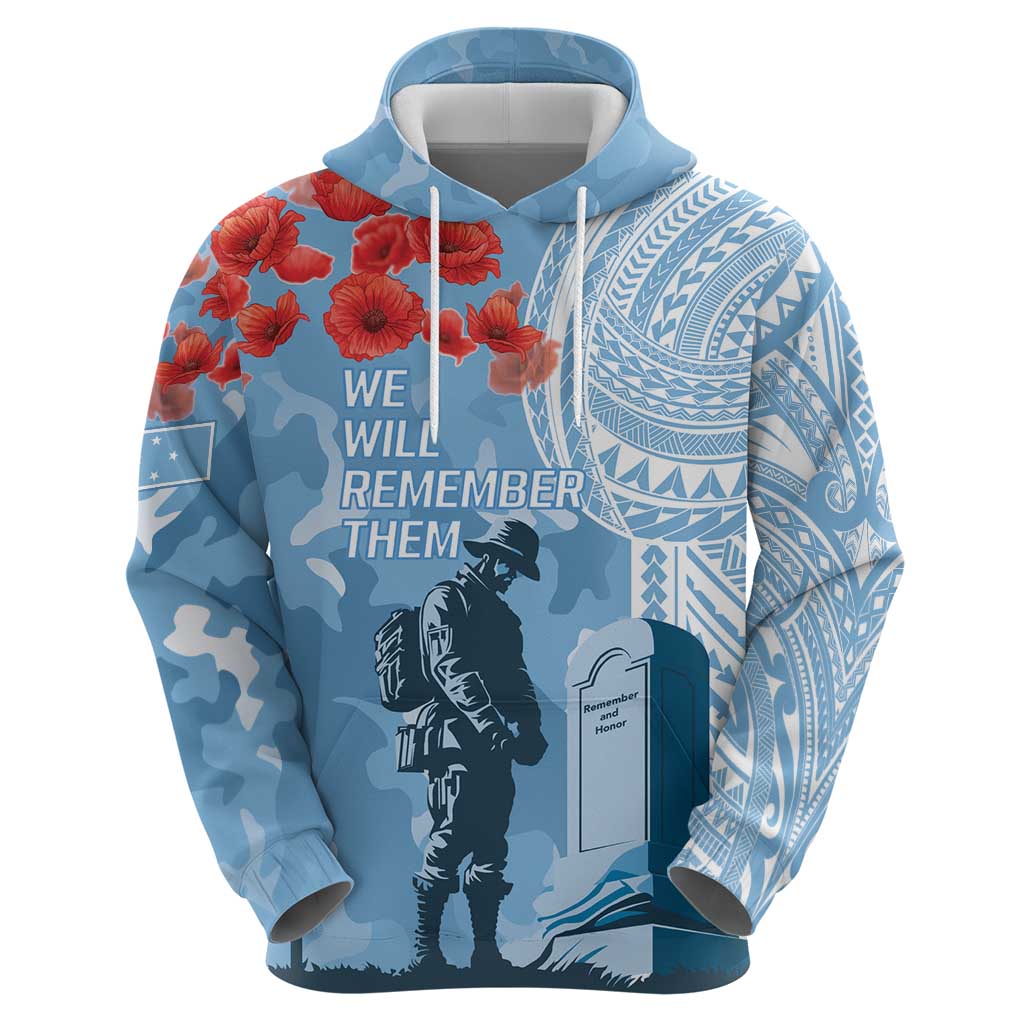 FSM Verterans Day Zip Hoodie Their Lives Your Freedom LT9 - Polynesian Pride