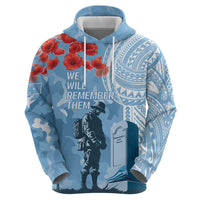 FSM Verterans Day Zip Hoodie Their Lives Your Freedom LT9 - Polynesian Pride