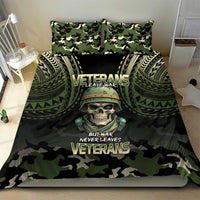 Veterans Day Bedding Set War Never Leaves A Veteran Proud Military LT9 - Polynesian Pride