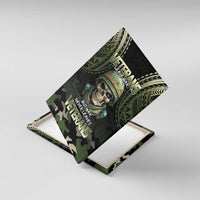 Veterans Day Canvas Wall Art War Never Leaves A Veteran Proud Military LT9 With Frame Black - Polynesian Pride