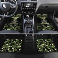 Veterans Day Car Mats War Never Leaves A Veteran Proud Military LT9 Set 4pcs Black - Polynesian Pride