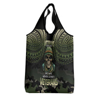 Veterans Day Grocery Bag War Never Leaves A Veteran Proud Military LT9 - Polynesian Pride