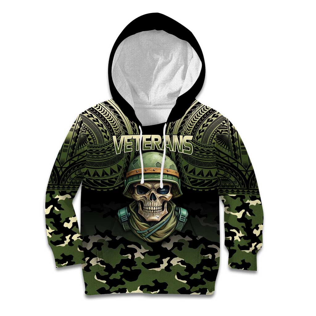 Veterans Day Kid Hoodie War Never Leaves A Veteran Proud Military LT9 Hoodie Black - Polynesian Pride
