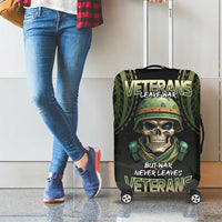 Veterans Day Luggage Cover War Never Leaves A Veteran Proud Military LT9 - Polynesian Pride