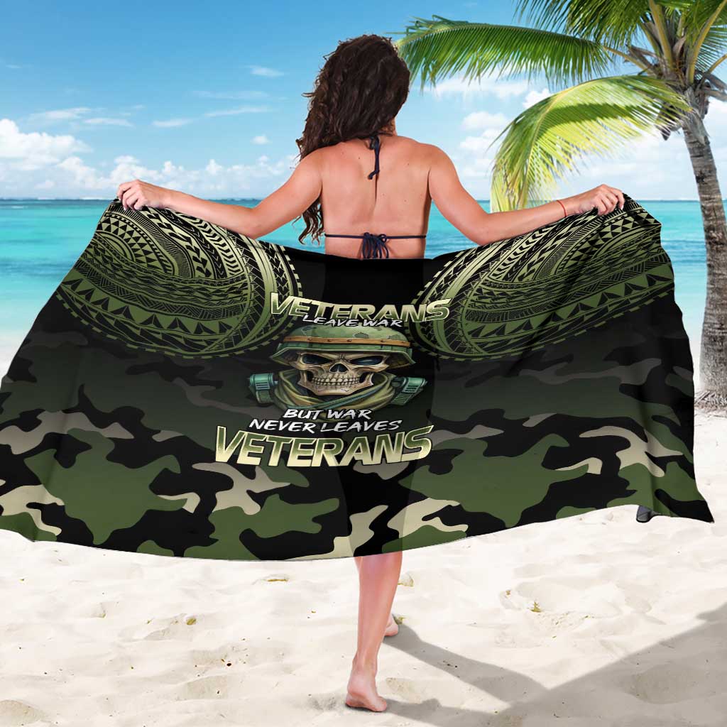 Veterans Day Sarong War Never Leaves A Veteran Proud Military LT9 - Polynesian Pride
