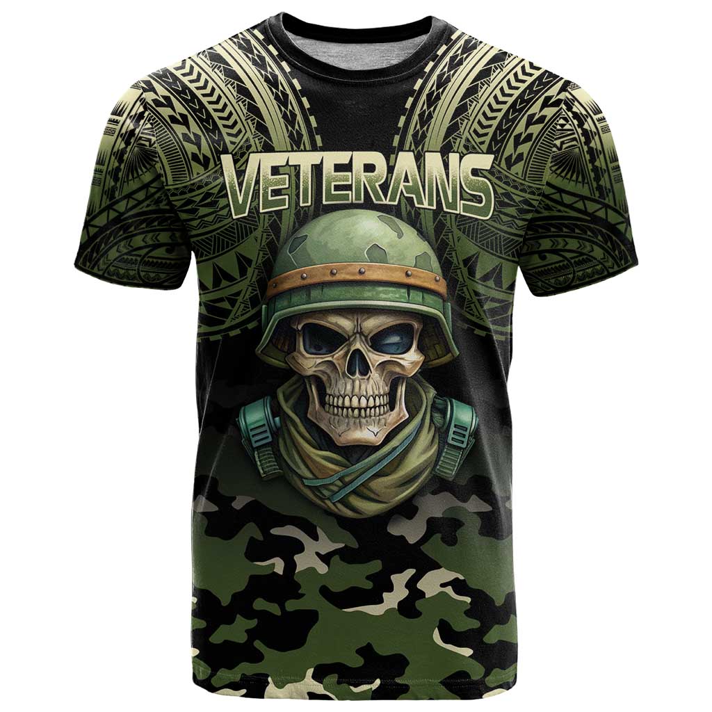 Veterans Day T Shirt War Never Leaves A Veteran Proud Military LT9 Black - Polynesian Pride