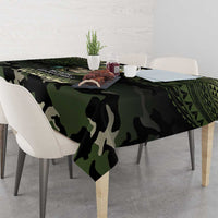 Veterans Day Tablecloth War Never Leaves A Veteran Proud Military LT9 - Polynesian Pride