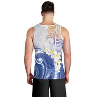 Marshall Islands Manit Day Men Tank Top Plumeria and Polynesian Tribal LT9 - Polynesian Pride
