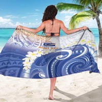 Marshall Islands Manit Day Sarong Plumeria and Polynesian Tribal LT9 - Polynesian Pride