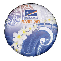 Marshall Islands Manit Day Spare Tire Cover Plumeria and Polynesian Tribal LT9 - Polynesian Pride