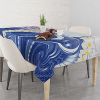 Marshall Islands Manit Day Tablecloth Plumeria and Polynesian Tribal LT9 - Polynesian Pride