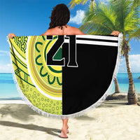 Custom Cricket AUNZ Spirit Beach Blanket Aussie New Zealand Retro Edition LT9 - Polynesian Pride