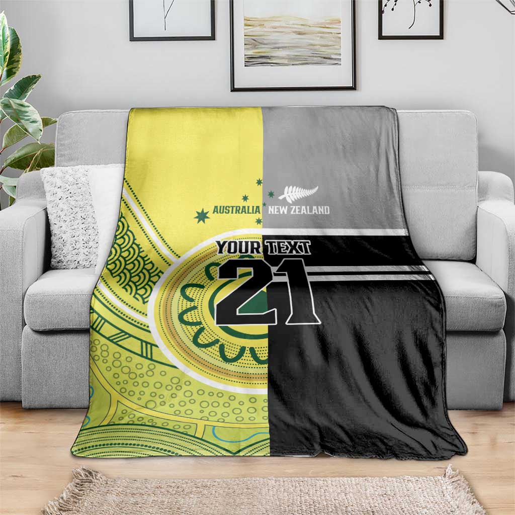 Custom Cricket AUNZ Spirit Blanket Aussie New Zealand Retro Edition LT9 - Polynesian Pride