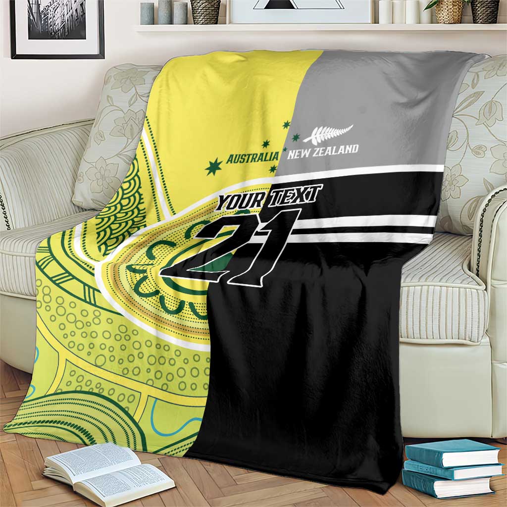 Custom Cricket AUNZ Spirit Blanket Aussie New Zealand Retro Edition LT9 - Polynesian Pride