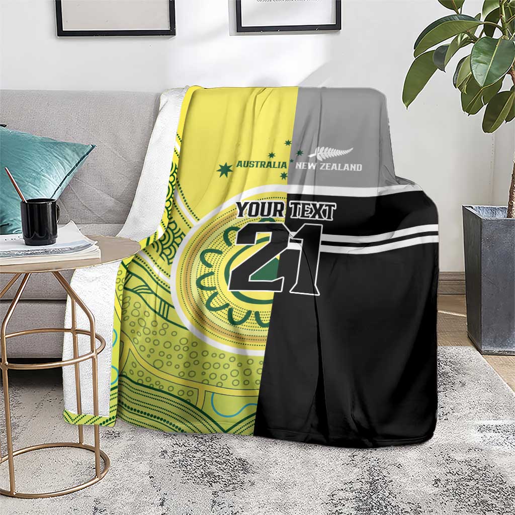 Custom Cricket AUNZ Spirit Blanket Aussie New Zealand Retro Edition LT9 - Polynesian Pride