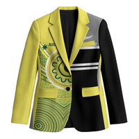 Custom Cricket AUNZ Spirit Blazer Aussie New Zealand Retro Edition LT9 Unisex Black - Polynesian Pride
