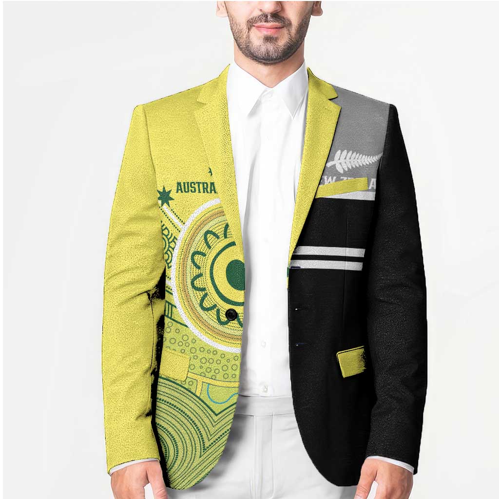 Custom Cricket AUNZ Spirit Blazer Aussie New Zealand Retro Edition LT9 - Polynesian Pride