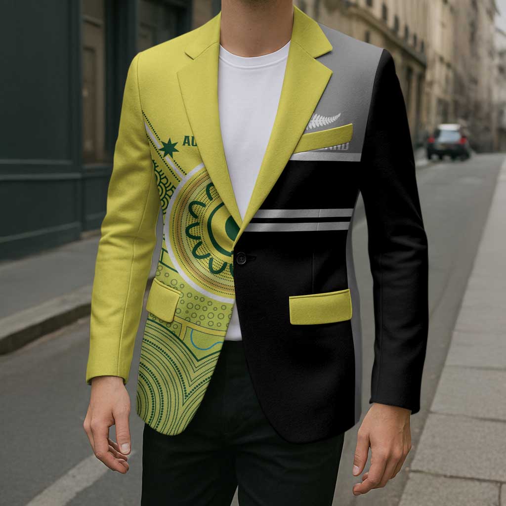 Custom Cricket AUNZ Spirit Blazer Aussie New Zealand Retro Edition LT9 - Polynesian Pride