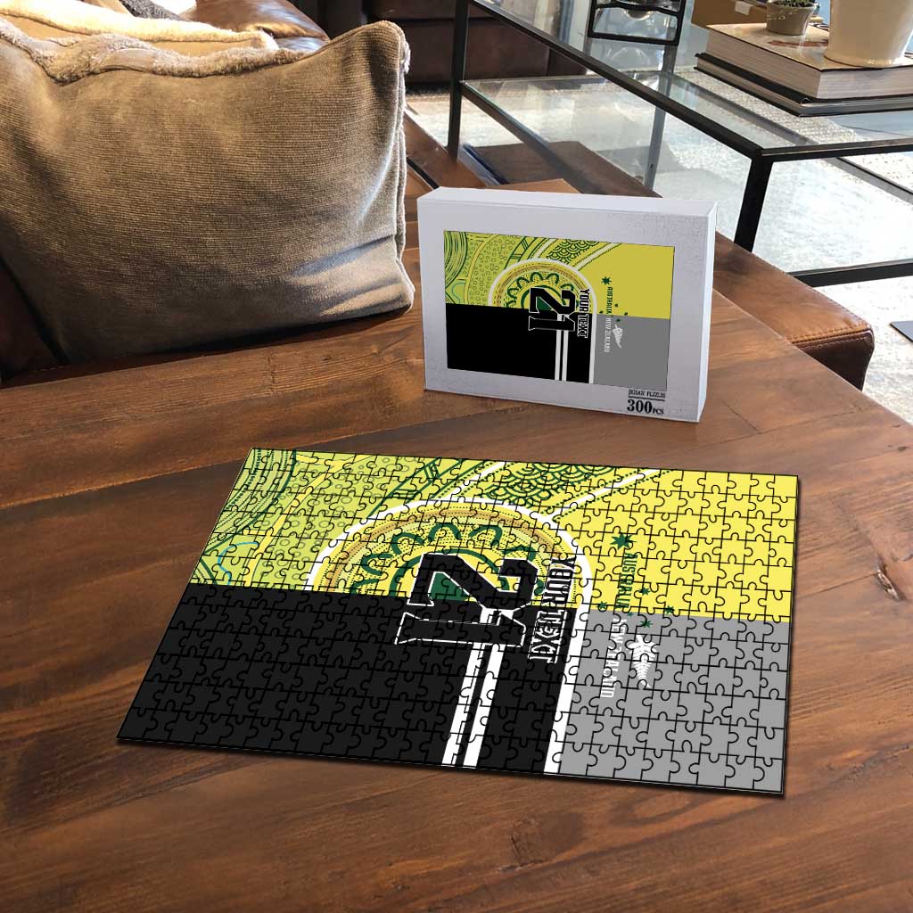 Custom Cricket AUNZ Spirit Puzzle Aussie New Zealand Retro Edition LT9 - Polynesian Pride