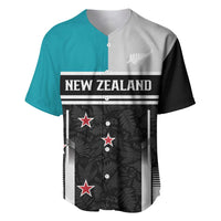 Custom NZ Cricket Pride Baseball Jersey Silver Fern Fan Supporter Apparel LT9 Black - Polynesian Pride