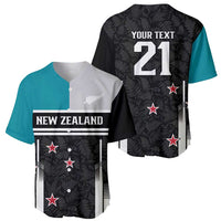 Custom NZ Cricket Pride Baseball Jersey Silver Fern Fan Supporter Apparel LT9 - Polynesian Pride