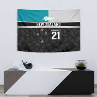 Custom NZ Cricket Pride Tapestry Silver Fern Fan Supporter Apparel LT9 - Polynesian Pride