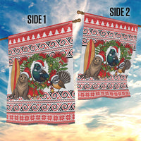 New Zealand Animal Christmas Garden Flag Maori Inspired Kowhaiwhai Patterns LT9 - Polynesian Pride