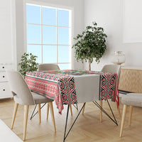 New Zealand Animal Christmas Tablecloth Maori Inspired Kowhaiwhai Patterns LT9 - Polynesian Pride