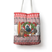 New Zealand Animal Christmas Tote Bag Maori Inspired Kowhaiwhai Patterns LT9 - Polynesian Pride