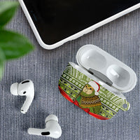 New Zealand Kakapo Christmas AirPods Case Maori Inspired Knitted Patterns LT9 - Polynesian Pride