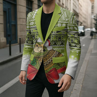 New Zealand Kakapo Christmas Blazer Maori Inspired Knitted Patterns LT9 - Polynesian Pride