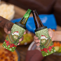 New Zealand Kakapo Christmas 4 in 1 Can Cooler Tumbler Maori Inspired Knitted Patterns LT9 - Polynesian Pride