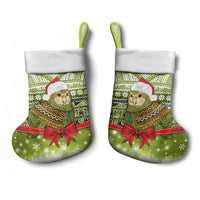 New Zealand Kakapo Christmas Stocking Maori Inspired Knitted Patterns