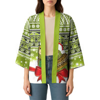 New Zealand Kakapo Christmas Kimono Maori Inspired Knitted Patterns
