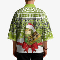 New Zealand Kakapo Christmas Kimono Maori Inspired Knitted Patterns
