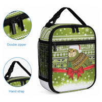 New Zealand Kakapo Christmas Lunch Bag Maori Inspired Knitted Patterns
