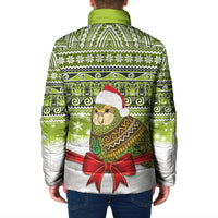 New Zealand Kakapo Christmas Padded Jacket Maori Inspired Knitted Patterns