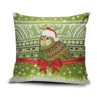 New Zealand Kakapo Christmas Pillow Cover Maori Inspired Knitted Patterns