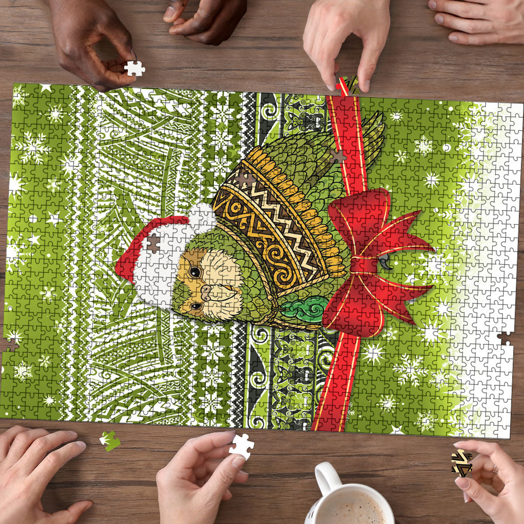 New Zealand Kakapo Christmas Puzzle Maori Inspired Knitted Patterns