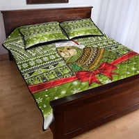New Zealand Kakapo Christmas Quilt Bed Set Maori Inspired Knitted Patterns