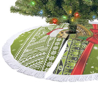 New Zealand Kakapo Christmas Tree Skirt Maori Inspired Knitted Patterns