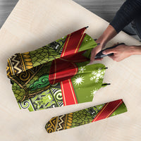 New Zealand Kakapo Christmas Umbrella Maori Inspired Knitted Patterns LT9 - Polynesian Pride