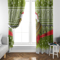 New Zealand Kakapo Christmas Window Curtain Maori Inspired Knitted Patterns