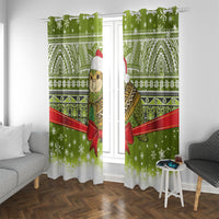 New Zealand Kakapo Christmas Window Curtain Maori Inspired Knitted Patterns