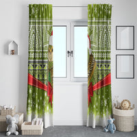 New Zealand Kakapo Christmas Window Curtain Maori Inspired Knitted Patterns