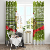New Zealand Kakapo Christmas Window Curtain Maori Inspired Knitted Patterns