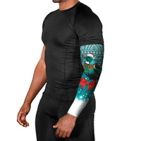New Zealand Tui Bird Christmas Arm Sleeves Maori Inspired Knitted Patterns LT9 - Polynesian Pride